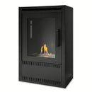 Camino a Bioetanolo da Terra Asia 50x30x80 cm Potenza 3 kW Struttura in Acciaio Nero