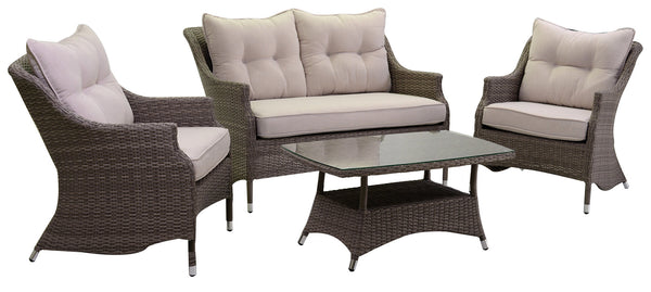 Adami Garten-Lounge-Set aus grauem Polyrattan Atlanta acquista