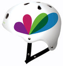 Casco di Sicurezza per Bambini per Pattini Bicicletta Miller Bianco