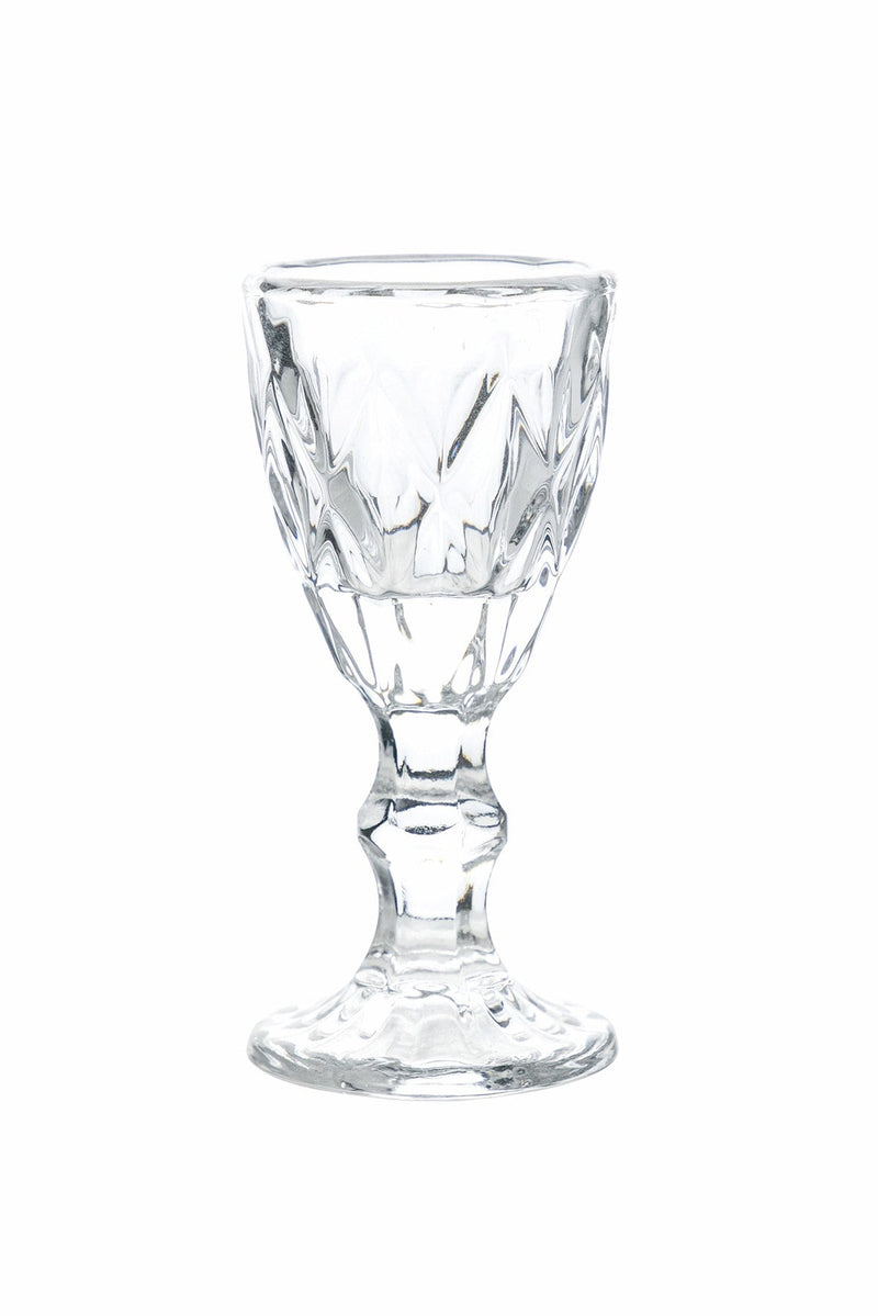 Set 6 Bicchierini per Liquore Ø5x10,5 cm in Vetro Villa d'Este Home Tivoli Prisma