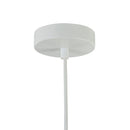 Lampada pendente Pendant in Metallo Louvre Bianco