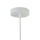 Lampada pendente Pendant in Metallo Louvre Bianco