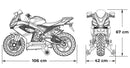 Moto Elettrica per Bambini 12V con Licenza Aprilia RS660 Viola