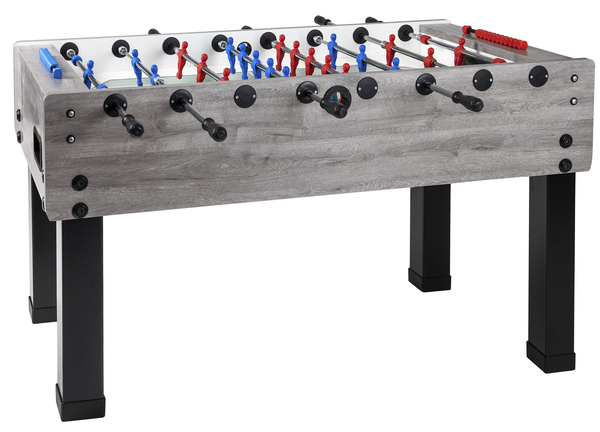Garlando G-500 Grauer Eichen-Fußballtisch mit Reentrant-Auktionen prezzo