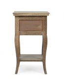 Comodino 1 Cassetto 35x35x59 cm in Legno