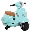 Scooter Elettrico per Bambini Licenza Ufficiale Piaggio Vespa Small 7,2V 2,5Ah Verde      