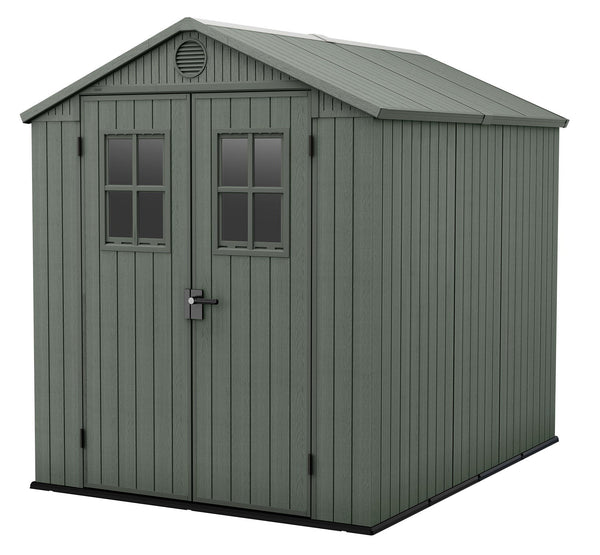 Casetta da Giardino Porta Attrezzi 190x244x221 cmin Evotech+ Keter Darwin 6x8 Verde prezzo