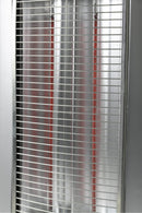 Stufa al Carbonio 1200W 2 Elementi Kooper Marrakech Silver