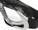Occhiali per Moto in Similpelle Lenti Trasparenti CGM Confort 702V
