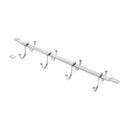 Appendino per Bicchieri per Mobile Supra Imballo 1 Pezzo Cromato Brillo Acciaio Emuca