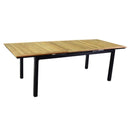 Tavolo Allungabile da Giardino 180/240x100xh76 cm in Alluminio Idaho Plus Antracite