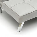 Divano Letto 175x83x74 cm in Tessuto Grigio