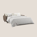 Divano Letto 3 Posti 188x97x96 cm in Tessuto Marrone