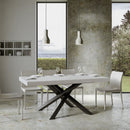 Tavolo Allungabile 160/264x90x77 cm Volantis Premium Bianco Frassino