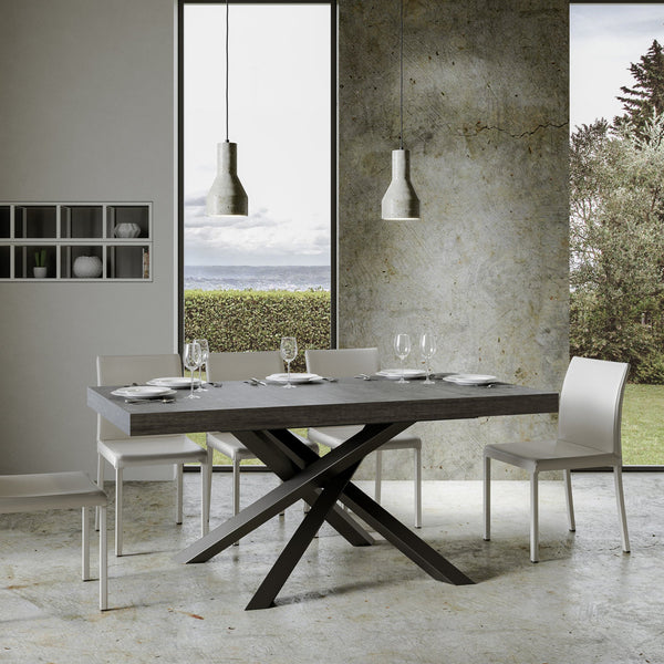 acquista Tavolo 160x90x77 cm Volantis Fix Cemento