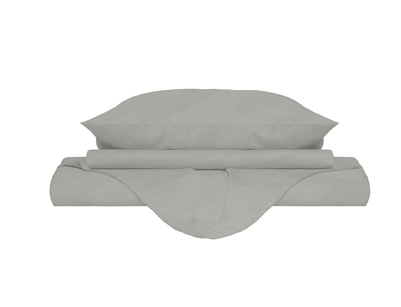 Copripiumino con Sacco e Federe Linea Water Washed Sabbia