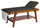 Feste Massageliege Visit Physiotherapie 2 Sektionen 190x70x75 cm 250Kg Schwarz