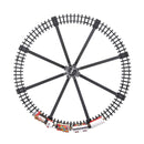 Trenino Natalizio Ø 89 cm per Albero di Natale con Luci