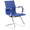 Büro-Wartestuhl aus Kunstleder Tosini Dallas Blue