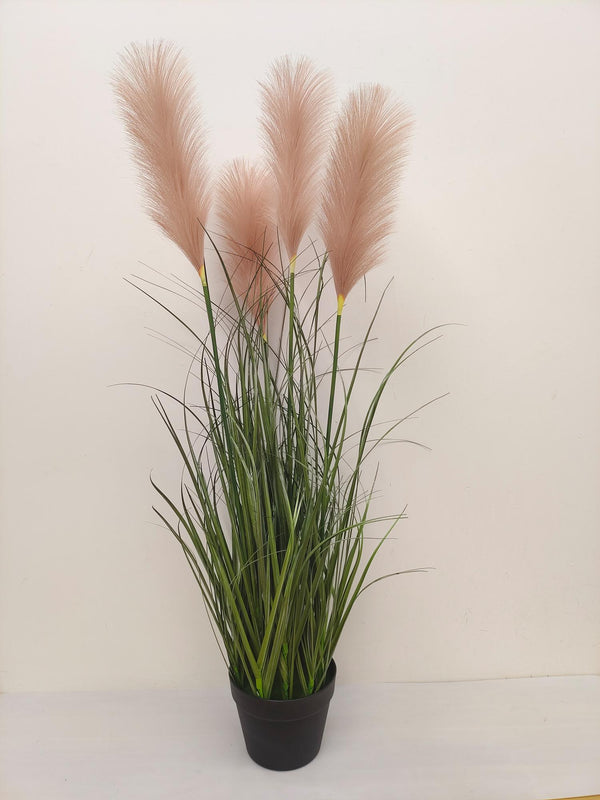 Festuca Glauca Kunstpflanze mit grünem Topf H.115 cm sconto