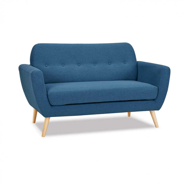 Burton 2-Sitzer-Sofa 147 x 79 x 86 h cm in blauem Stoff acquista