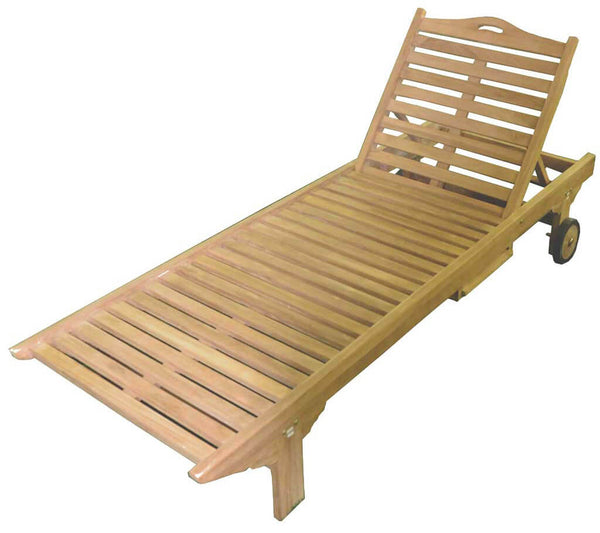 sconto Ausziehbarer Couchtisch für die Gartenliege aus Teakholz Vorghini Carloforte