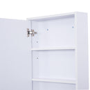 Specchio Armadietto da Bagno Pensile Bianco 50x90x12 cm 