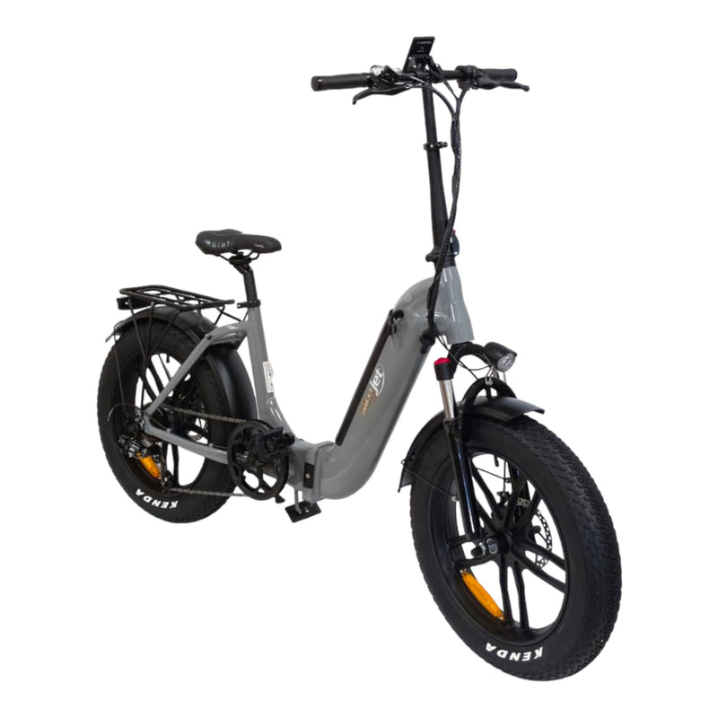 Fat-Bike Bicicletta Elettrica Pieghevole 36V a Pedalata Assistita 20"" 250W Grigio Nardò