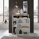 Credenza Mogol bianco lucido pero 108x42x127H cm