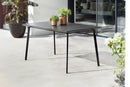 Tavolo da Giardino 146x87x75 cm in Resina Keter Metalea Bronzo