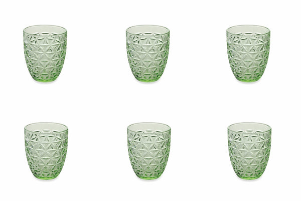prezzo Set mit 6 Gläsern Ø8,5x10 cm in Glas Villa d'Este Home Tivoli Gemma Verdi