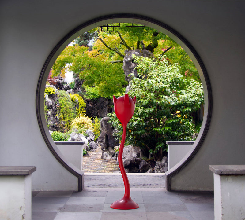 Appendiabiti Porta Abiti da Esterno in Resina Arkema Tulipan Dove Grey