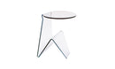 Tavolino Rettangolare in Vetro 45x40x55cm TFT Glass Trasparente