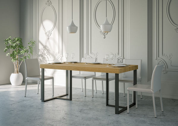 Tavolo 180x90x76 cm Apollo Fix Quercia Naturale prezzo