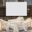 Telo Impermeabile 3x5 m Robusto in PE 140GSM Resistente agli Strappi Bianco      