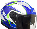 Casco Jet per Scooter Visiera Lunga CGM Mayer 130X Blu Opaco Varie Misure