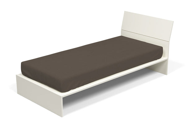 Unterseite mit Ecken und einfarbigem braunem Gummiband prezzo