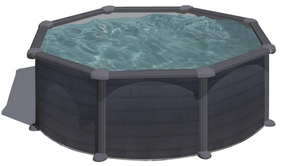 prezzo Piscina Rotonda Fuori Terra Ø350xh132 cm in Acciaio e PVC Gre Granada