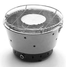 Barbecue a Carbone Carbonella Portatile Ø34 cm Taddei Quick Grigio