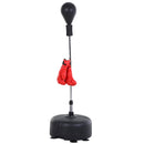 Punching Ball Sacco Boxe da Terra con Guantoni 