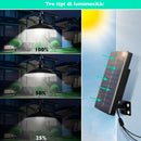 Lampade Solari a Sospensione con Pannello Solare in ABS Bianco e Nero