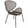 Stapelbarer Sessel Midway 64x54x85 h cm aus Tortora-Stahl