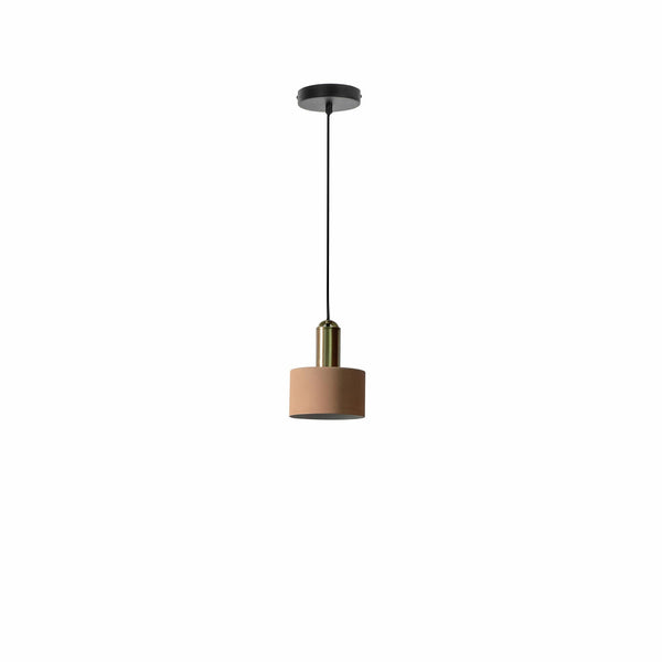 Lampada a Sospensione 13x13xH150 cm in Metallo Sirio Rosa Opaco sconto