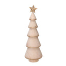 Albero legno bianco e oro cm Ø8xh30