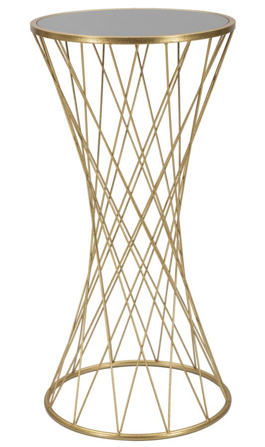 online Tavolino Tower New 40x80x40 cm in Ferro e MDF Oro