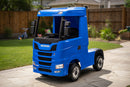 Camion Elettrico per Bambini 126x68x102 cm 24V Scania Blu