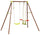 3-Sitzer Gartenschaukel 195x153x195 cm mit Cavallina