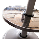 Stufa da Esterno Fungo a Gas Gpl 13 kW Kraus Eracle Bianca