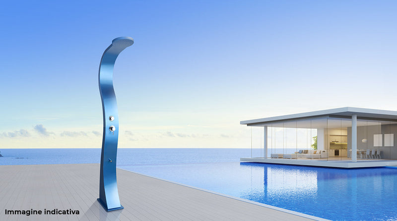 Doccia da Esterno Giardino Miscelatore e Lavapiedi Rosa