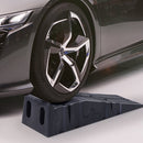 Set 2 Rampe per Auto Max 5 Tonnellate 91x30x21 cm in Plastica Neri